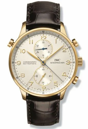 IWC Portugieser Chrono-Rattrapante Yellow Gold / Silver IW3712-11 (IW371211)